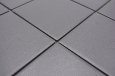 Hand sample mosaic tile ceramic gray black shower tray floor tile MOS22-0302-R10_m