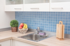 Mosaic tiles AQUA BLUE BATH pool tile backsplash shower bathroom tile kitchen backsplash MOS16-0404_f | 10 mosaic mats