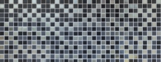 Mosaic tiles ceramic black silver anthracite chrome kitchen splashback MOS18-0317_f | 10 mosaic mats