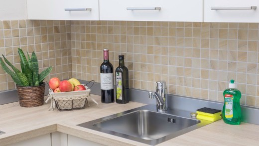 Mosaic tile natural stone look beige structure bathroom tile backsplash MOS16-AISO98_f | 10 mosaic mats
