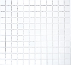 Mosaic tile ceramic WHITE GLOSSY wall tile backsplash kitchen backsplash MOS18-0102_f