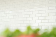 Mosaic tile ceramic brick white matt bathtub cladding MOS24-03WM_f
