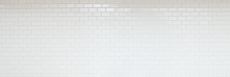 Mosaic tile ceramic brick white matt bathtub cladding MOS24-03WM_f