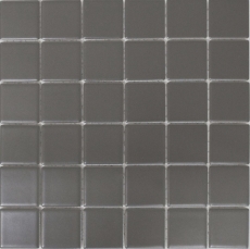 Mosaic tile ceramic gray metal matt backsplash MOS16B-0211_f