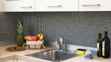 Mosaic tile ECO GLAS Enamel black matt MOS140-01B_f | 10 mosaic mats