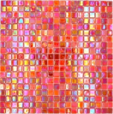 Mosaic tile glass red wall tile bathroom tile shower splashback tile mirror MOS58-0902_f | 10 mosaic mats