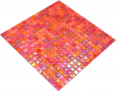 Mosaic tile glass red wall tile bathroom tile shower splashback tile mirror MOS58-0902_f | 10 mosaic mats