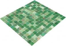 Mosaic tile glass gold-silk green wall tile bathroom tile shower splashback tile backsplash MOS54-0504_f | 10 mosaic mats