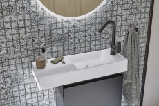 Retro vintage mosaic tile Translucent gray glass mosaic Crystal GERMANY MOS68-Retro-G_f | 10 mosaic mats