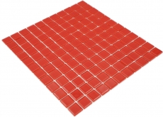 Mosaic tile Translucent red Glass mosaic Crystal red BATH WC Kitchen WALL MOS60-0904_f | 10 mosaic mats