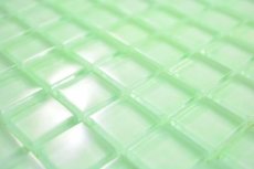 Transparent crystal glass mosaic blue fluorescent wall tile backsplash kitchen bathroom MOS88-0104_f | 10 mosaic mats