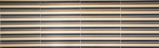 Mosaic splashback aluminum rods aluminum black bronze gold kitchen splashback MOS49-B301_f