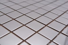Mosaic stainless steel silver silver steel glossy kitchen splashback tile backsplash MOS129-23G_f