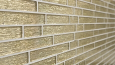 Mosaic back panel Translucent composite glass mosaic Crystal Chic gold MOS86-8CGO_f