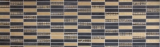 Mosaic tile marble natural stone rectangle stone carving gold black MOS40-STN79_f