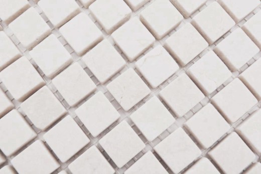 Mosaic tile marble natural stone cream Botticino Anticato MOS38-0104_f