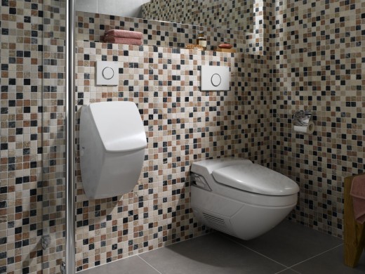 Mosaic tile marble natural stone cream beige red green random MOS42-1204_f