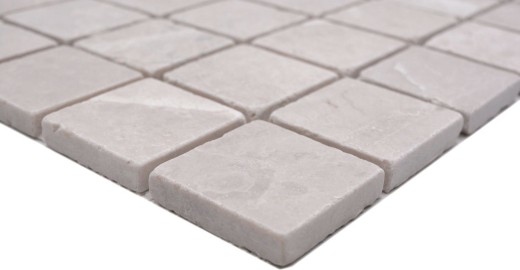 Mosaic tile marble natural stone ivory Botticino Antique Marble MOS36-0106_f