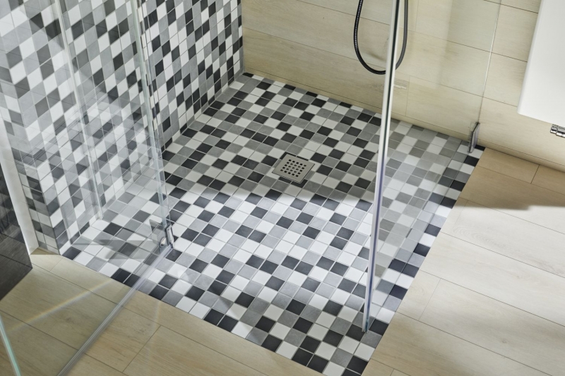 Ceramic mosaic antique white gray anthracite wall tile kitchen bathroom tile MOS14-0123_f
