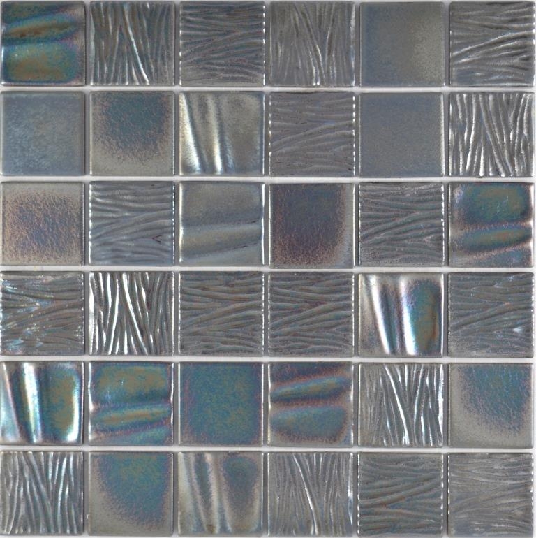 Ceramic mosaic Kanaan black mosaic tiles wall tile backsplash kitchen bathroom MOS14-0003_f