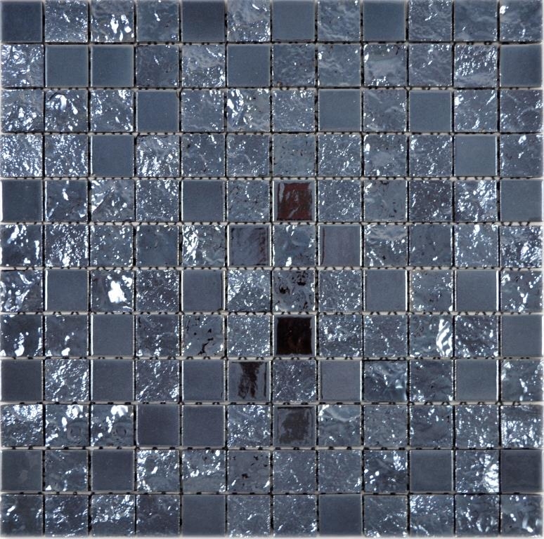 Ceramic mosaic Baku black mosaic tiles wall tile backsplash kitchen bathroom MOS18-0303_f