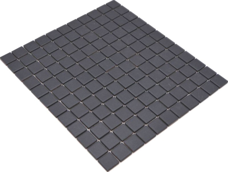 Mosaic tile SLIP-RESISTANT SHOWER POT SOFT BLACK MOS18-0311-R10_f