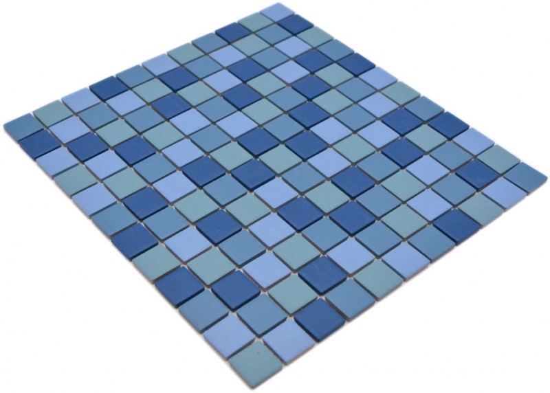 blue turquoise pool mosaic tile SLIPPING SHOWER FLOOR TILES MOS18-0404-R10_f