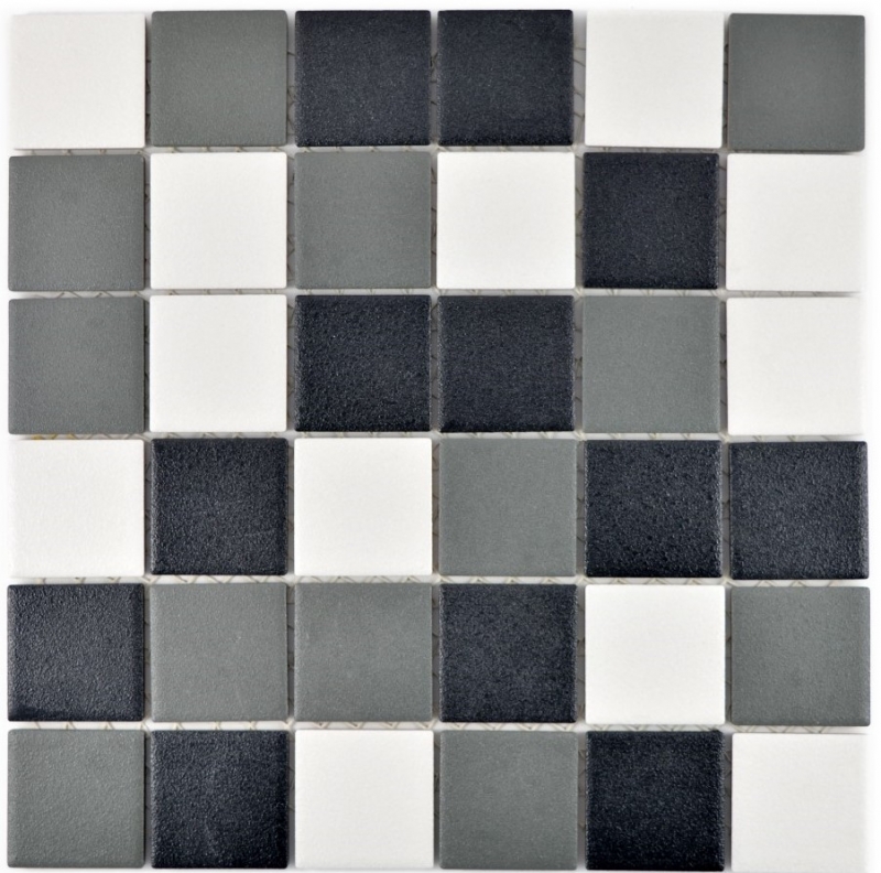 Mosaic tile RUGGED RUGGED SAFE black white gray metal MOS14-2213-R10_f