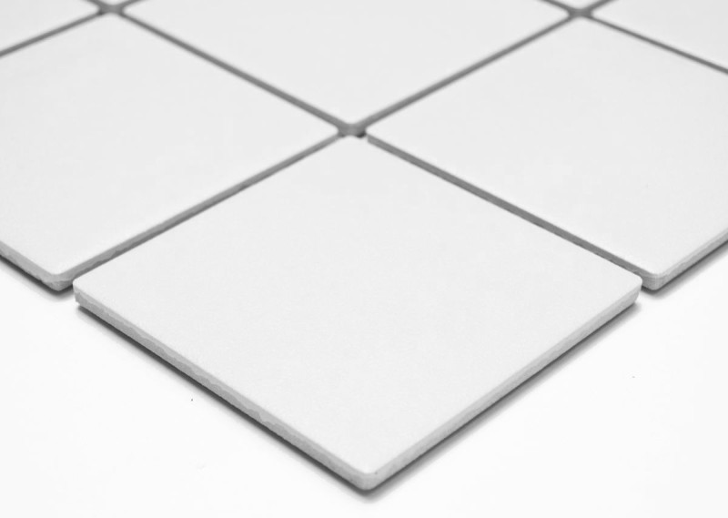 Mosaic tile ceramic white shower tray floor tile MOS22-0102-R10_f