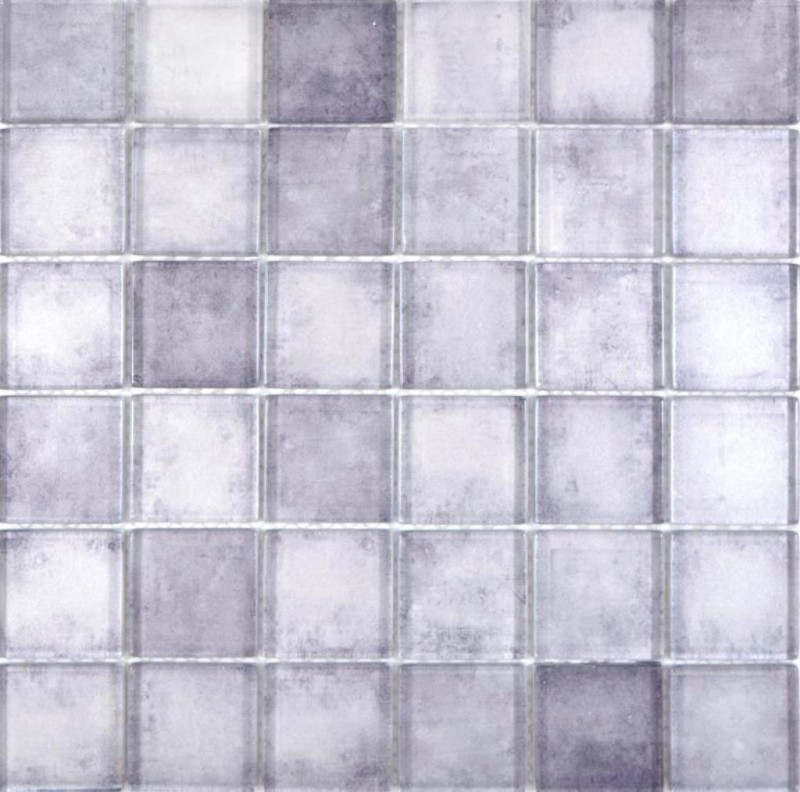 Glass mosaic mix gray mosaic tile wall tile backsplash kitchen bathroom - MOS88-0020_f
