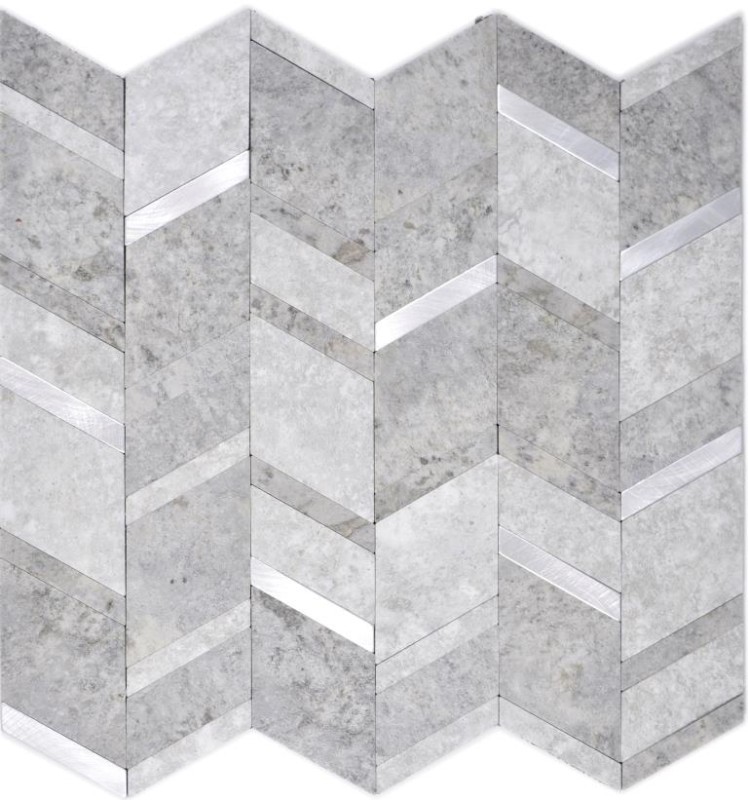 Arrow vinyl stone look cement gray silver light self-adhesive MOS200-2CLG_f