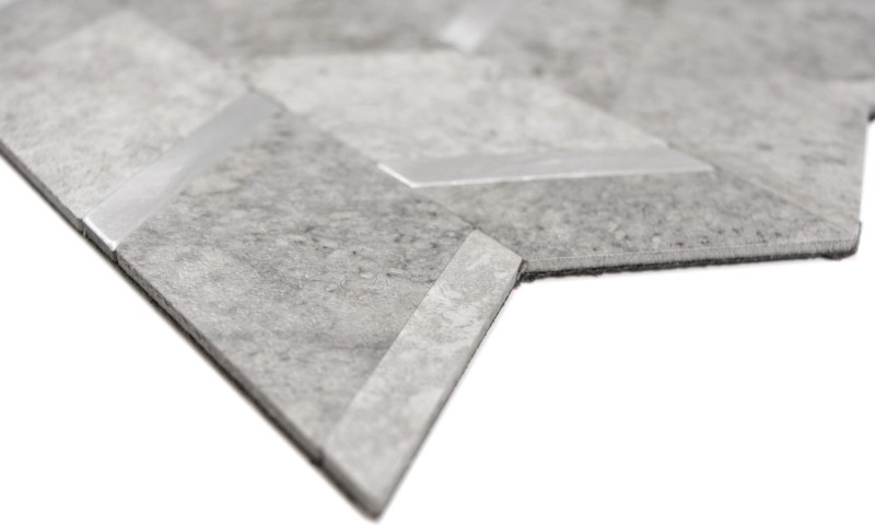 Arrow vinyl stone look cement gray silver light self-adhesive MOS200-2CLG_f