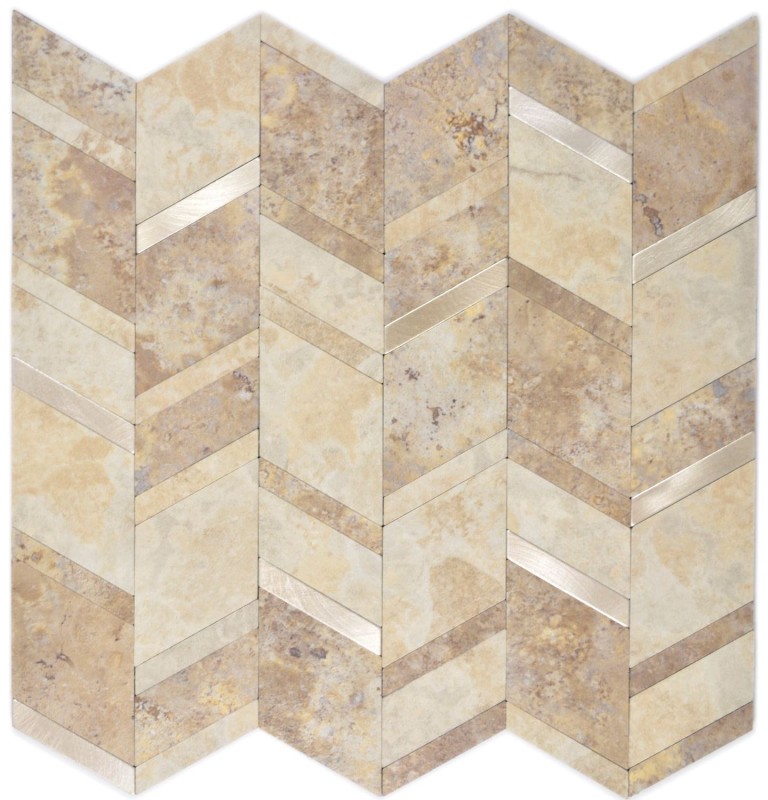 Arrow vinyl stone look beige silver self-adhesive MOS200-46LBG_f