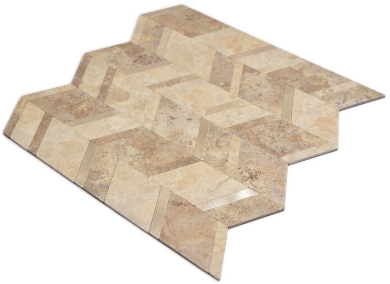Arrow vinyl stone look beige silver self-adhesive MOS200-46LBG_f