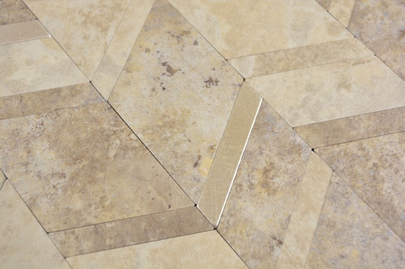 Arrow vinyl stone look beige silver self-adhesive MOS200-46LBG_f