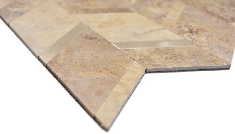 Arrow vinyl stone look beige silver self-adhesive MOS200-46LBG_f