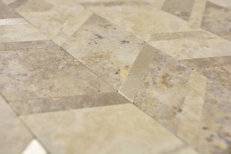 Arrow vinyl stone look beige silver self-adhesive MOS200-46LBG_f