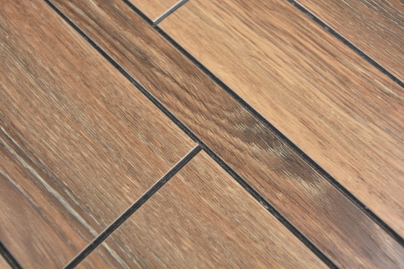 Wall panels self-adhesive wood look brown kitchen splashback tile back MOS200-51WBL_f