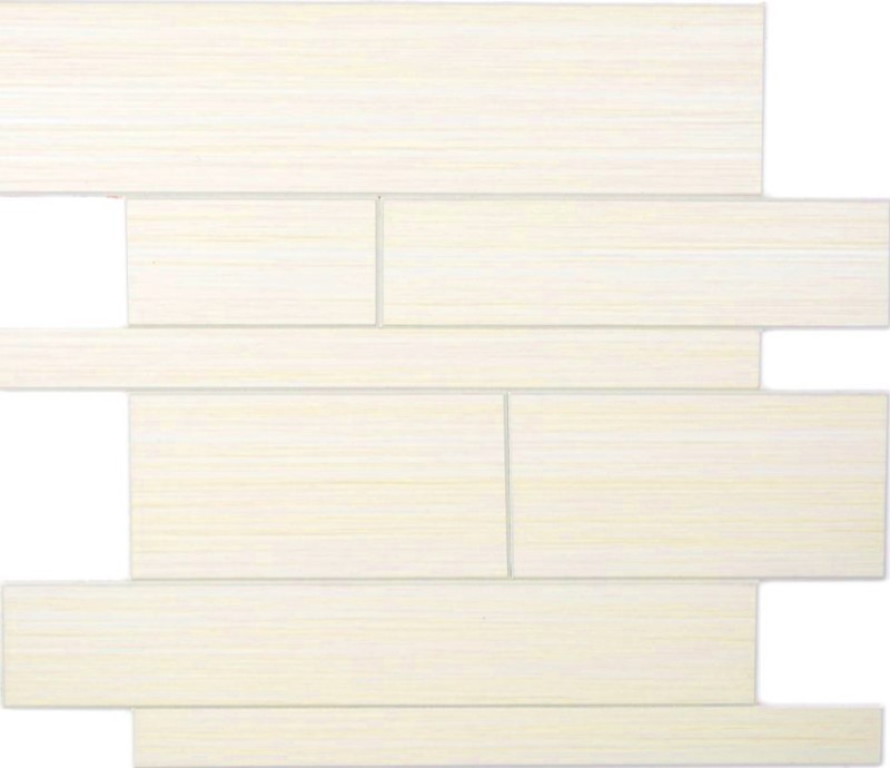 Wall panels self-adhesive wood look Wood White kitchen splashback tile backsplash - MOS200-53WWL_f