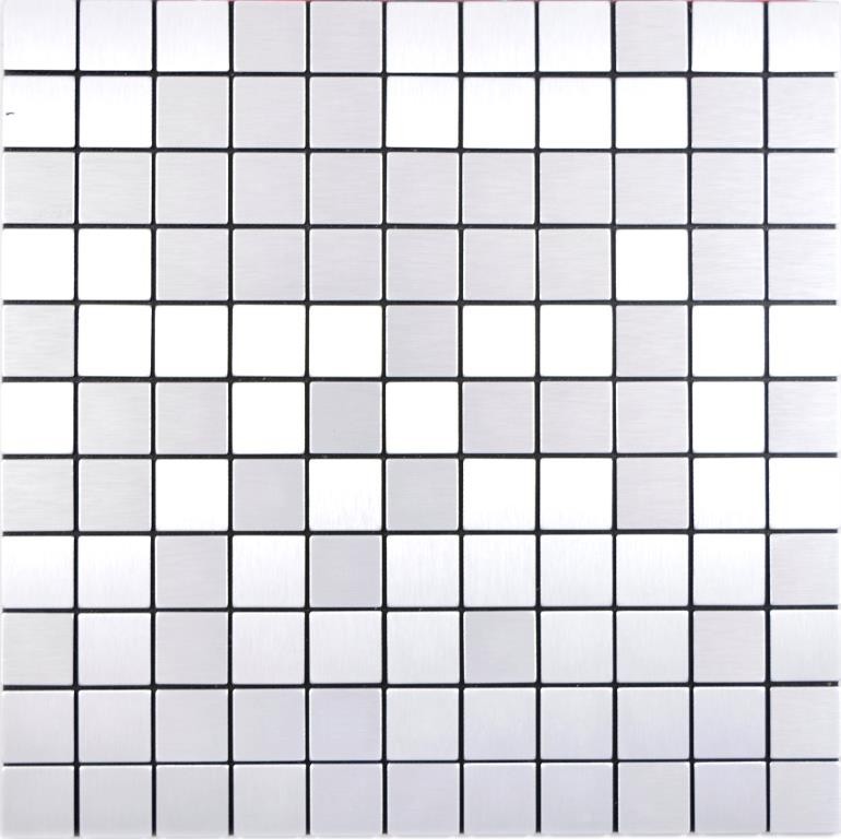 Square Alu Silver Silk Brushed MOS200-L7S_f