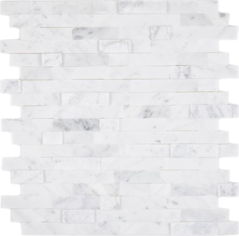 Natural stone composite Carrara look MOS200-M22_f