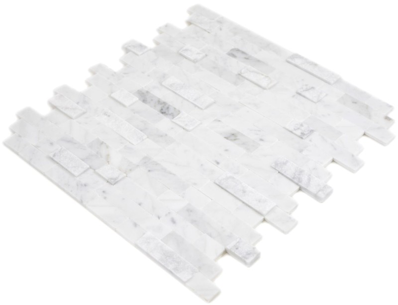 Natural stone composite Carrara look MOS200-M22_f