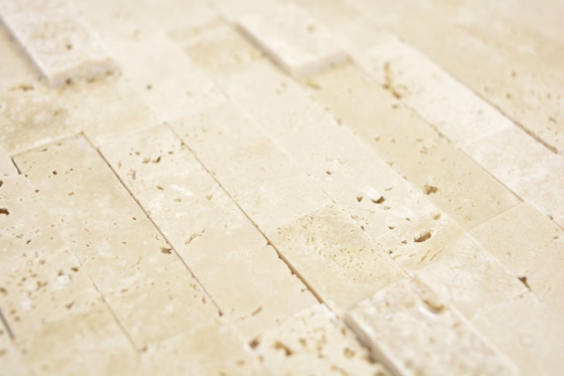 Composite natural stone travertine beige MOS200-M42_f
