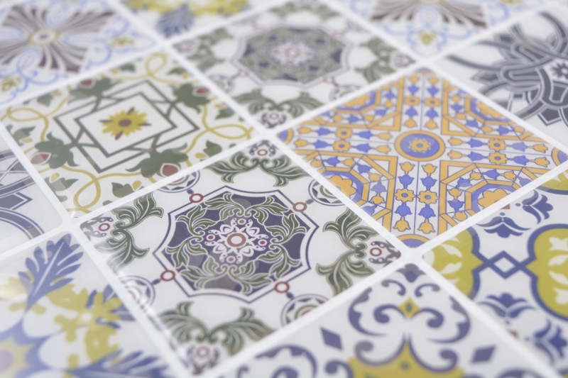 Vinyl Squares Retro color Self-adhesive MOSvinyl-retro_f