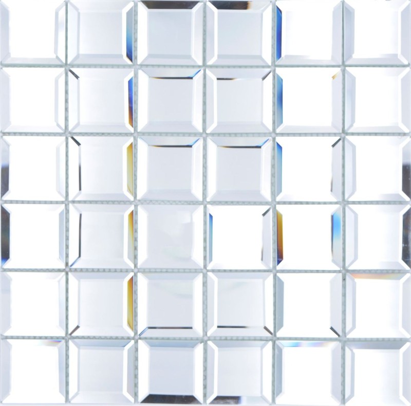 Mirror mosaic mirror tiles glass mosaic mosaic mosaic tile mirror wall tile mirror kitchen shower bathroom MOS180-01_f