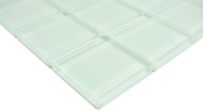 Hand-painted glass mosaic fluorescent green mosaic tile wall tile backsplash kitchen bathroom - MOS88-1005_m