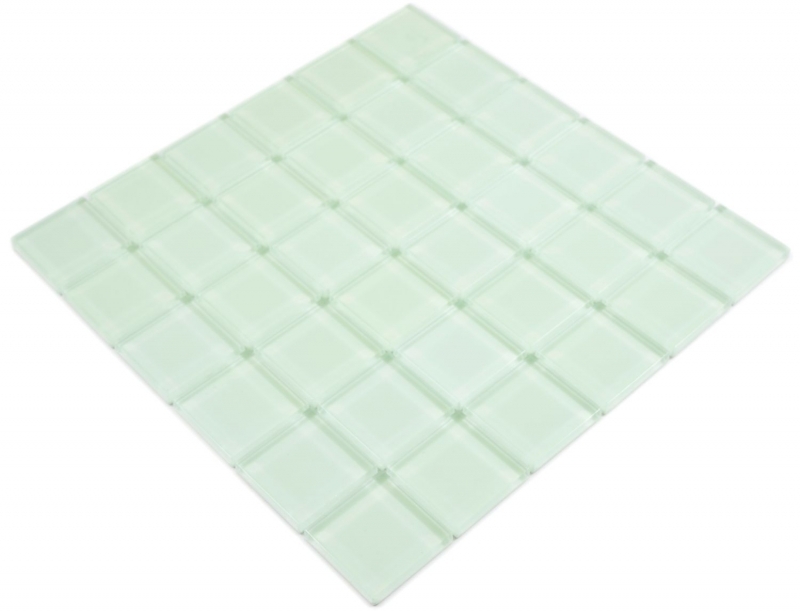 Hand-painted glass mosaic fluorescent green mosaic tile wall tile backsplash kitchen bathroom - MOS88-1005_m
