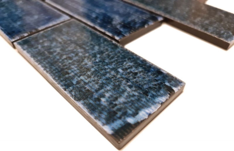 Hand sample mosaic tile ceramic mosaic composite green glossy tile backsplash wall MOS26-KAS8_m