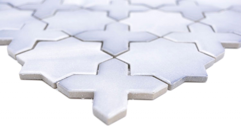 Mosaic tile ceramic mosaic combination mix gray matt tile backsplash kitchen MOS13-SXS05_f