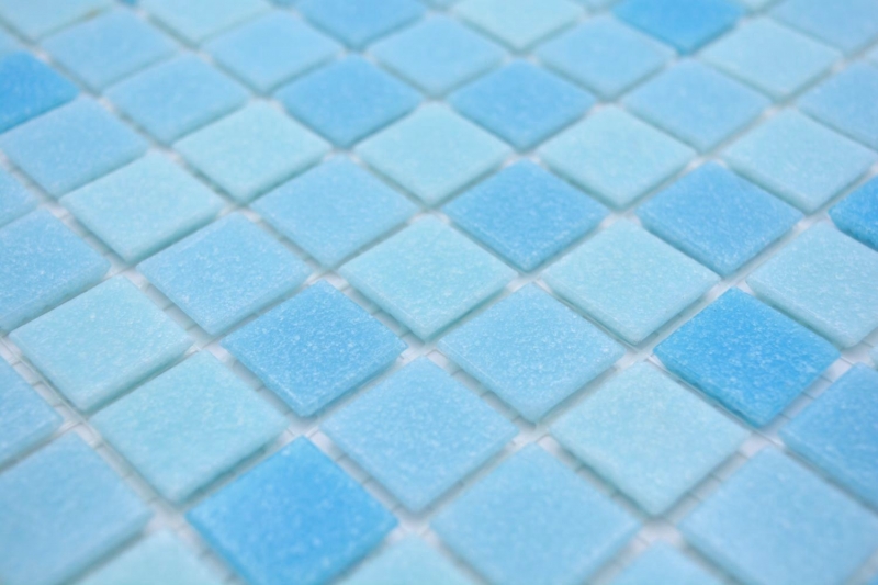 Glass mosaic Mosaic tiles light blue Pool mosaic Swimming pool mosaic MOS210-PA331